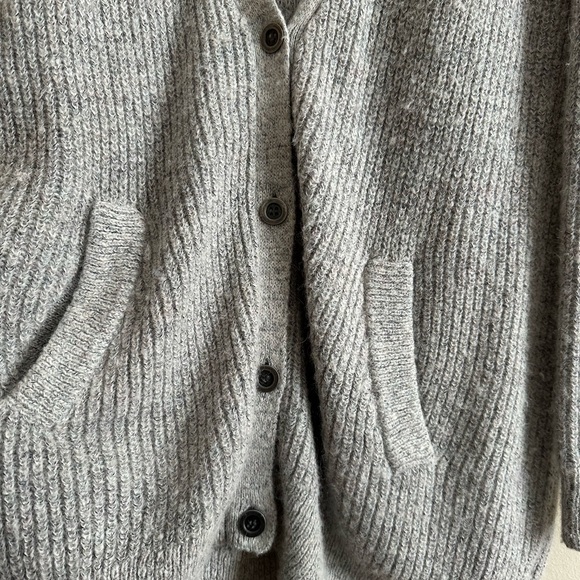 Free people oversized wool cardigan with pockets - Picture 2 of 3